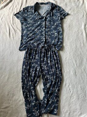 Nine West Floral Pajama Set